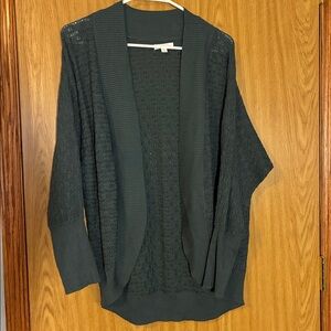 LC Lauren Conrad Dark Green Cardigan
